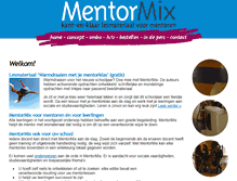 Tablet Screenshot of mentormix.nl